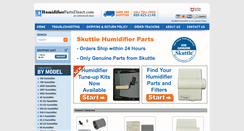 Desktop Screenshot of humidifierpartsdirect.com